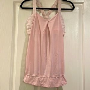 Lululemon built in bra work out tank